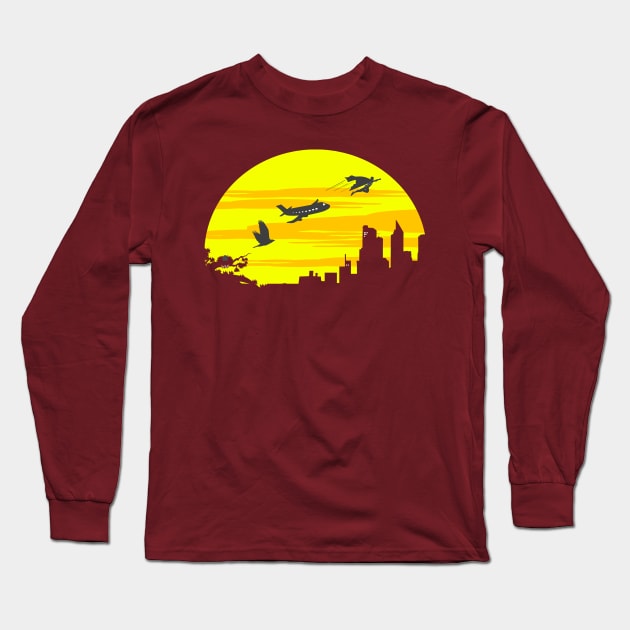 Evolution of Birds Long Sleeve T-Shirt by viograpiks